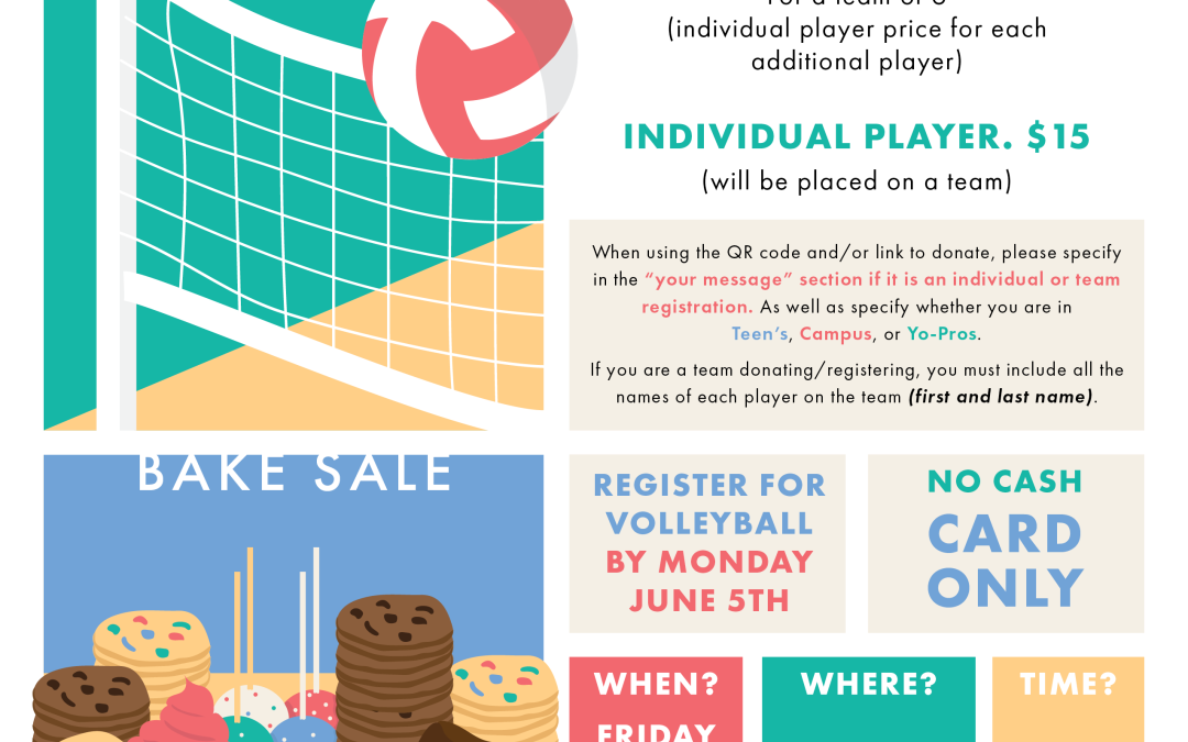 Campus Volleyball Tournament Fundraiser